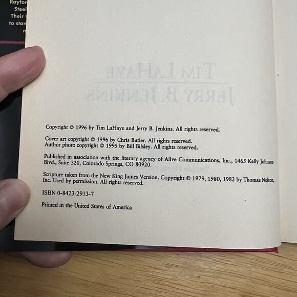 Left Behind Series Hardcover Book 2 Tribulation Force Tim LaHaye Jerry B Jenkins - Picture 4 of 7